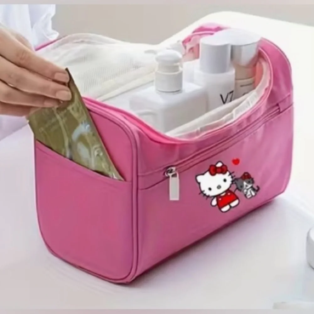 ❤️❤️SANRIO MYSTERY BUNDLE with Pink Hello Kitty Travel Make-Up Bag